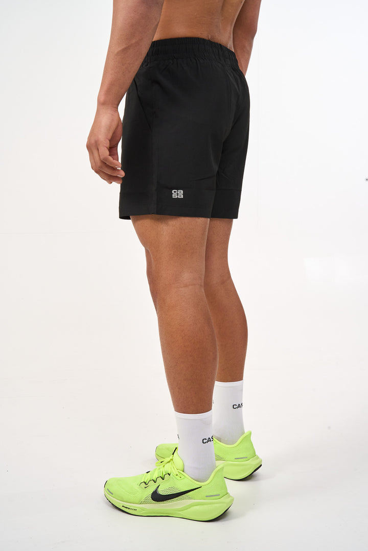 Mens Casa Running 5" Shorts - Black