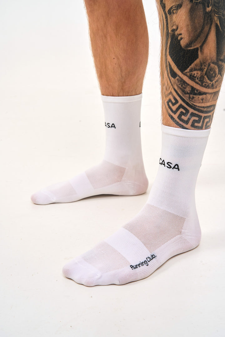 Casa Running Socks - White