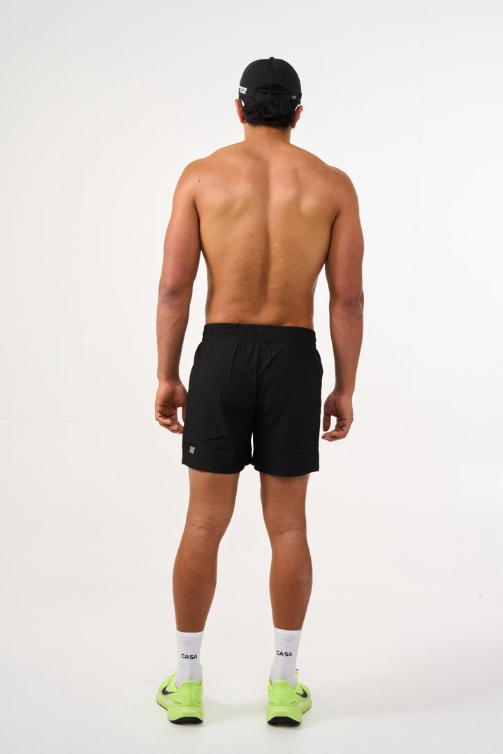 Mens Casa Running 5" Shorts - Black